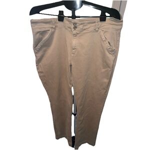 Buckle BKE 114X Khaki Stretch Relaxed Fit Women's Dress Pants Size 36